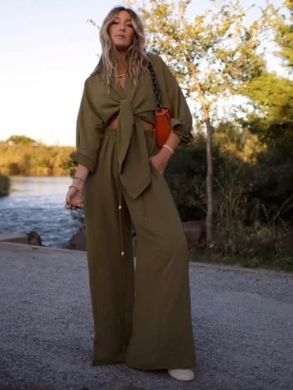 How Do You Wear That Essential Set (Button Down & Wide Leg Pant) | Two Piece Set